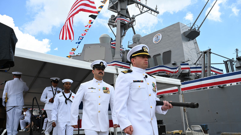 The Commissioning Ceremony for USS Frank E. Petersen