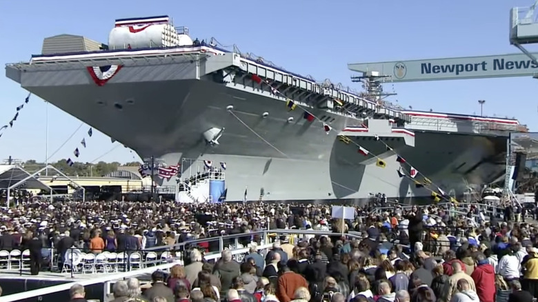 The commissioning of the USS Gerald R. Ford