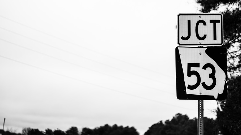 JCT sign on road