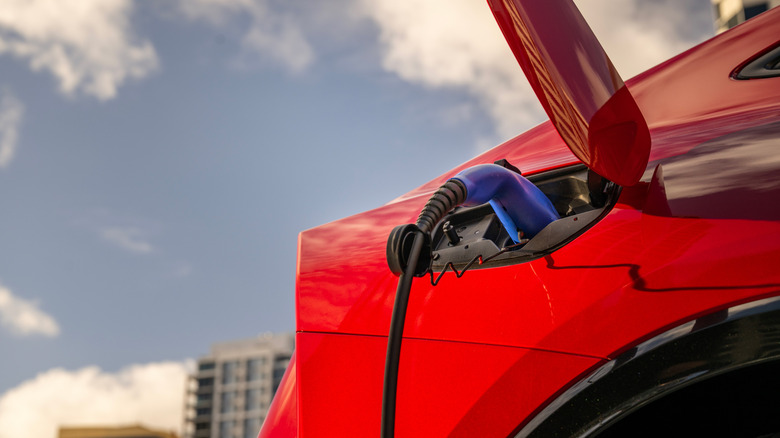 2025 Toyota Prius PHEV XSE being charged