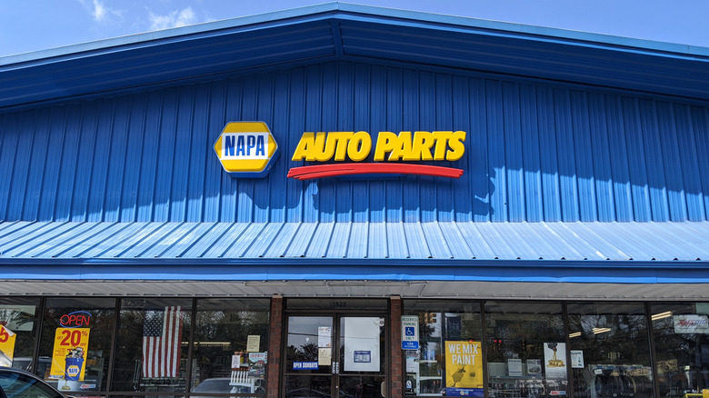 NAPA Auto Parts storefront