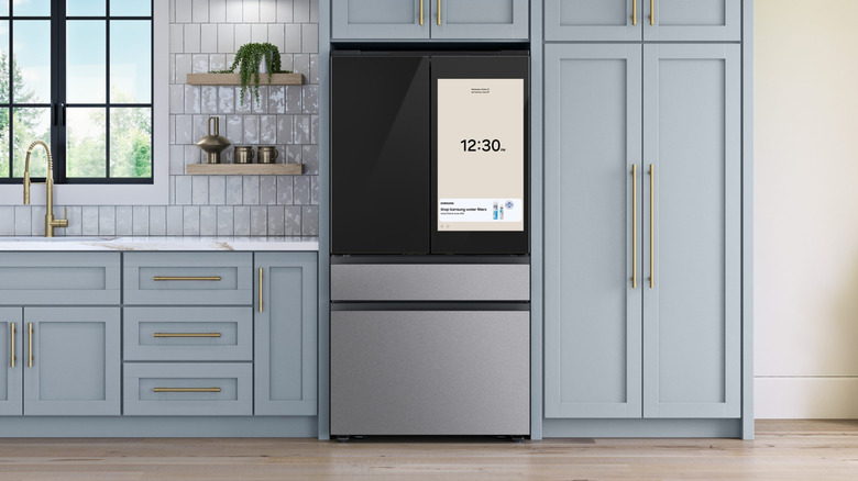 Samsung refrigerator in a kitchen