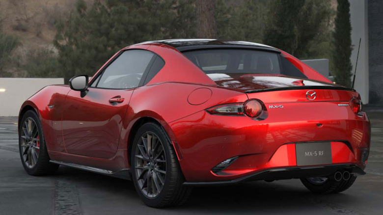 Rear quarter shot of the Mazda MX-5 Miata RF