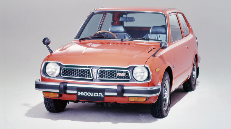 Orange 1974 Honda Civic RS