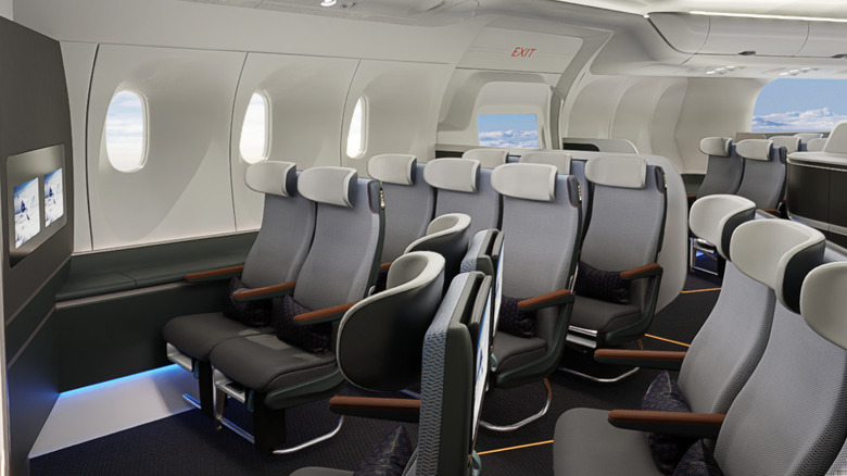 Inside cabin of a JetZero