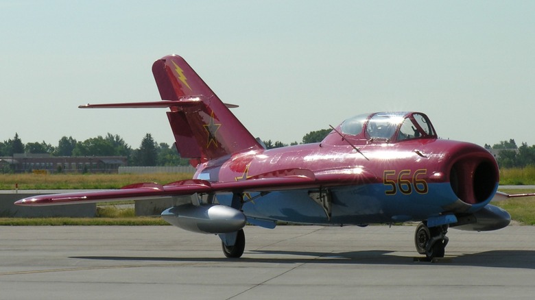 Shenyang JJ-5 on tarmac