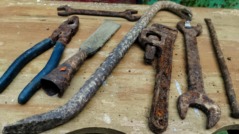 Rusty tools