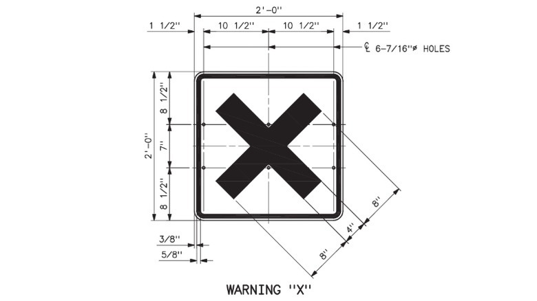 Pole Button Sign What Does The Yellow 'X' Sign Mean On Top Of Power Poles?