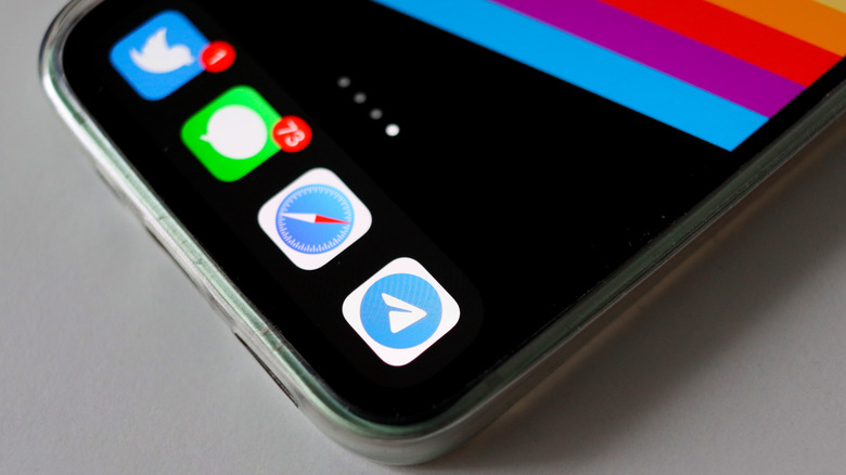 Smartphone app icons