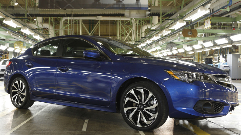 2016 Acura ILX side view factory