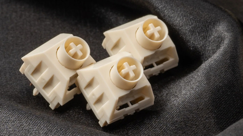 Kailh Cream Pro keyboard switches.