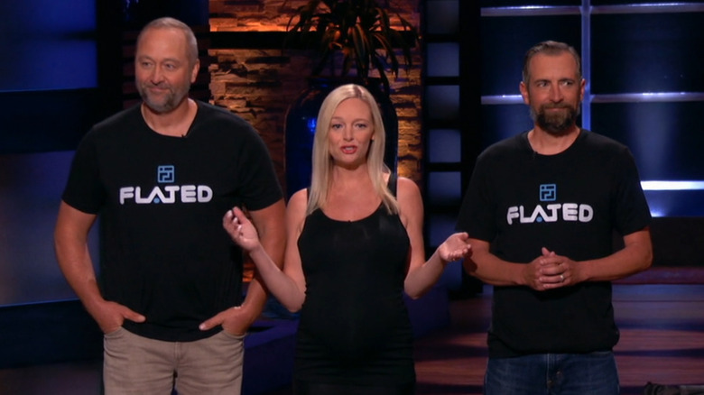Flated's founders talking on Shark Tank