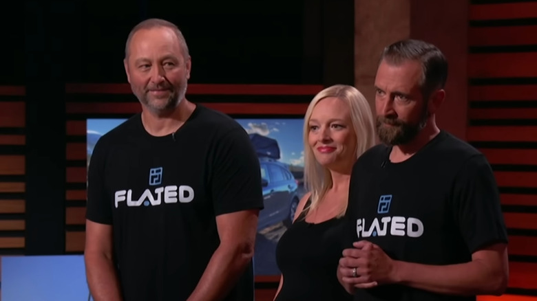 The Flated company team on Shark Tank