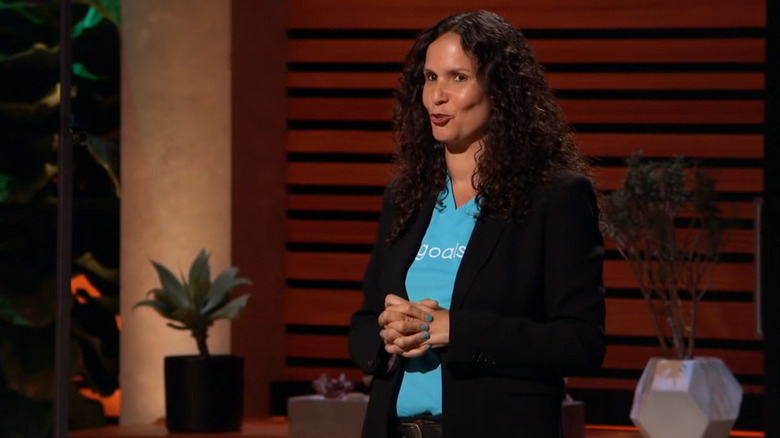Tanya presenting on Shark Tank