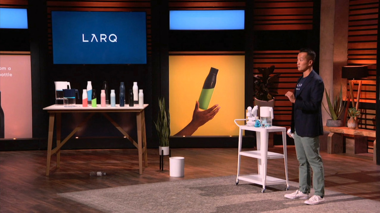 Justin Wang pitches Larq water bottle on Shark Tank Season 12
