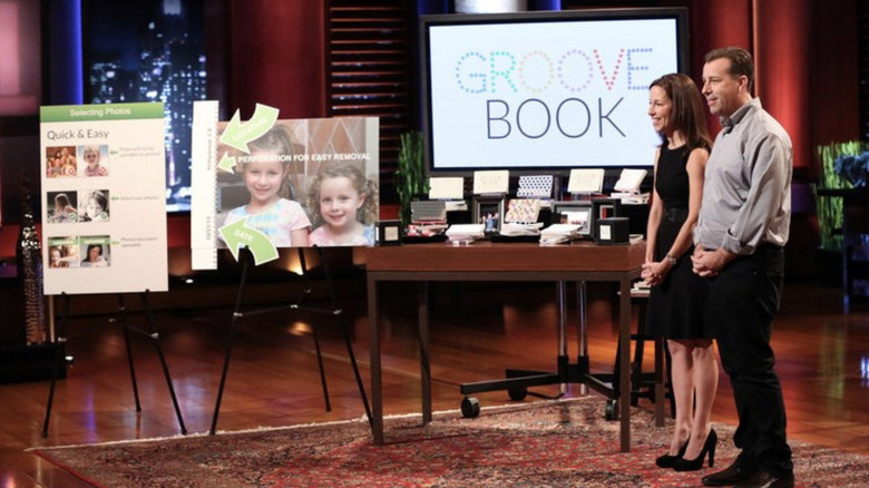 Brian and Julie Whiteman on their first Shark Tank appearance in January 2014