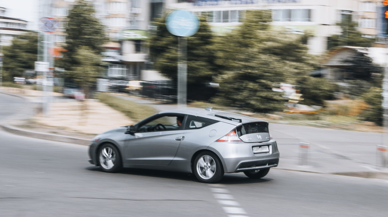 Honda CR-Z on the road