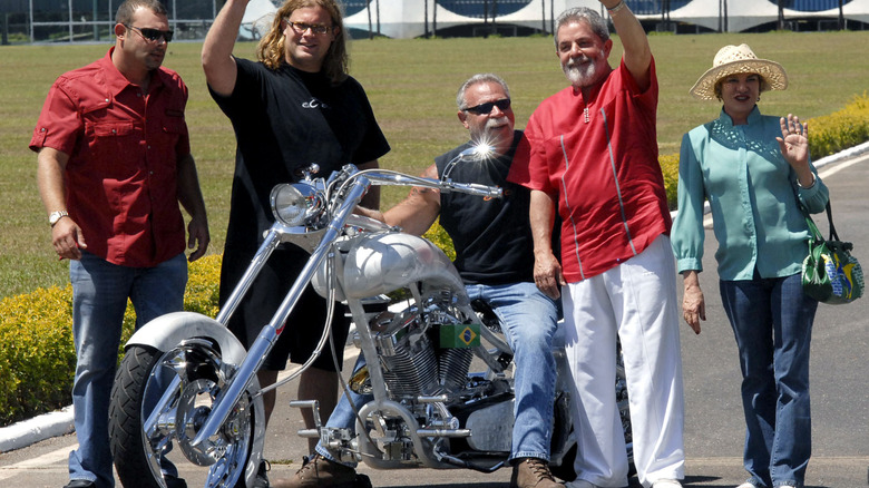 Orange County Choppers Teutul family smiling