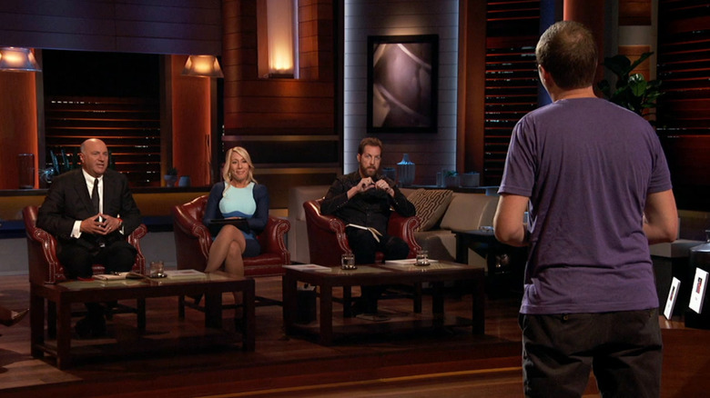 Kevin O'Leary talking to Jeff on Shark Tank