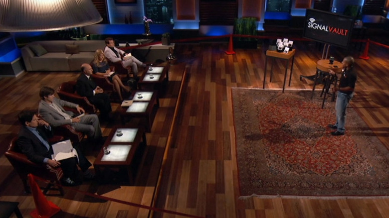 The sharks watching Chris' presentation
