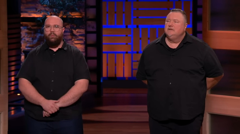 The Huffmans pitching StormBag on "Shark Tank"