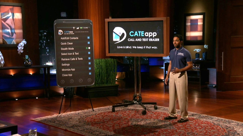 Neal Desai pitching CATE App on Shark Tank Season 4