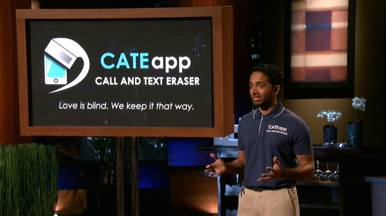 Neal Desai pitching CATE App on Shark Tank Season 4