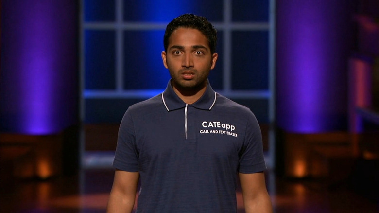 Neal Desai pitching CATE App on Shark Tank Season 4