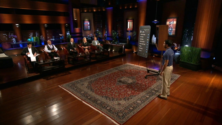 Neal Desai looks surprised on Shark Tank