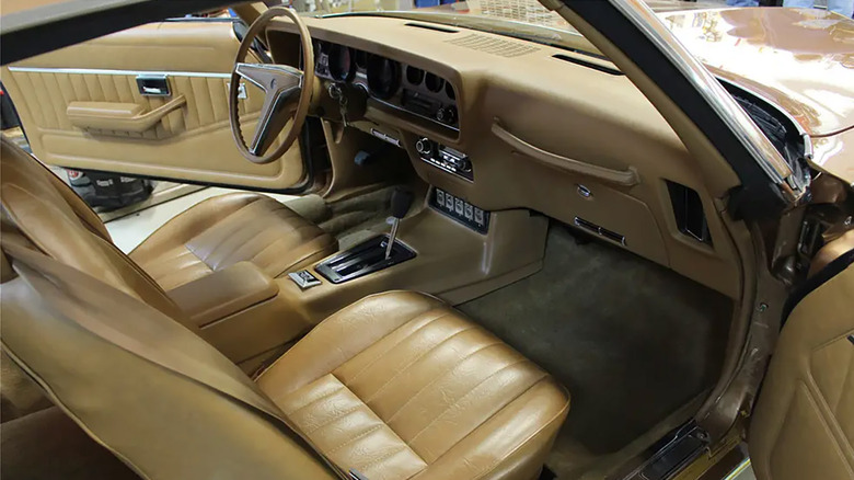 Interior of 1978 Rockford FIles Pontiac Firebird.