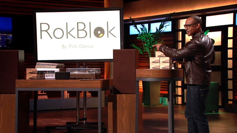Logan Riley pitches Rokblok on Shark Tank Season 9