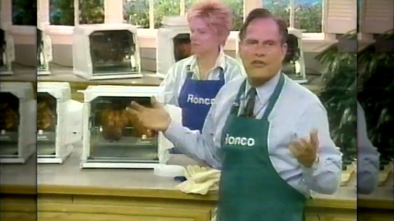 Ron Popeil in the original Showtime Rotisserie infomercial