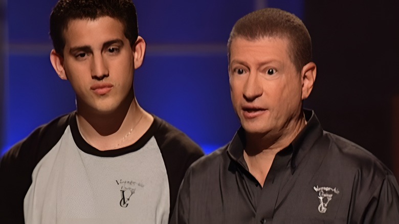 Jeff and Josh talking on Shark Tank