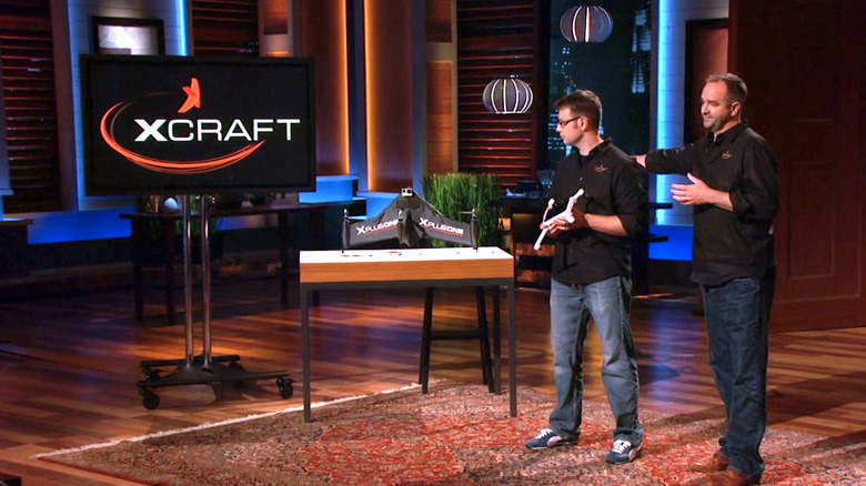 xCraft co-founders pitching their company on Shark Tank