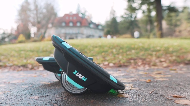 ZUUM shoes on a sidewalk