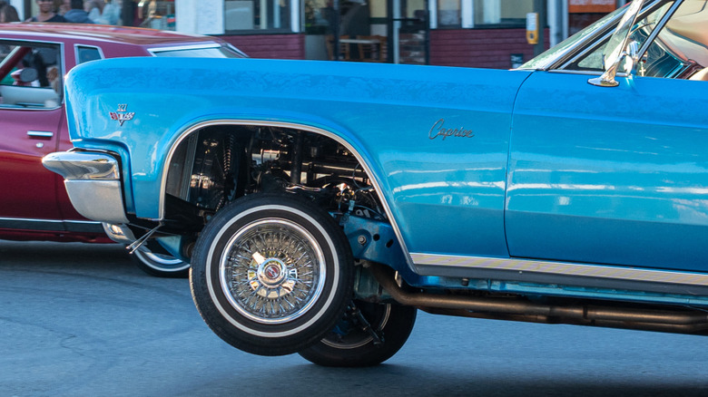 Smaller tires on a classic Chevrolet Caprice