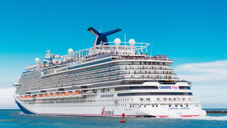 Carnival Horizon cruise ship sailing