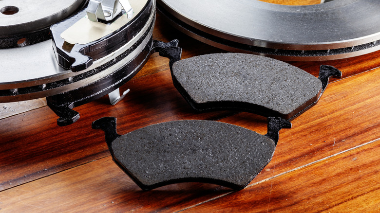 Brand new brake discs and pads