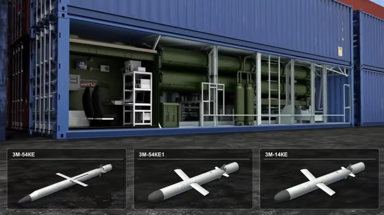 The Russian Club-K Containerized Missile System