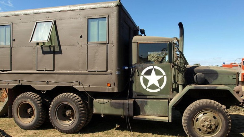 Deuce and a Half turned into a shop van