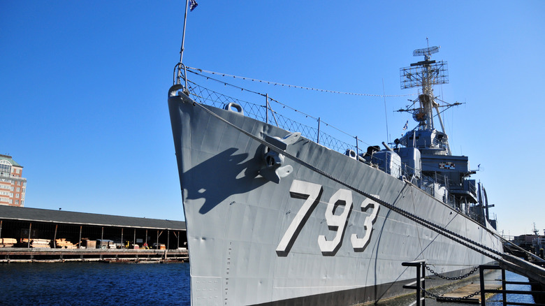 The USS Cassin Young DD-793 at the Charlestown Navy Yard