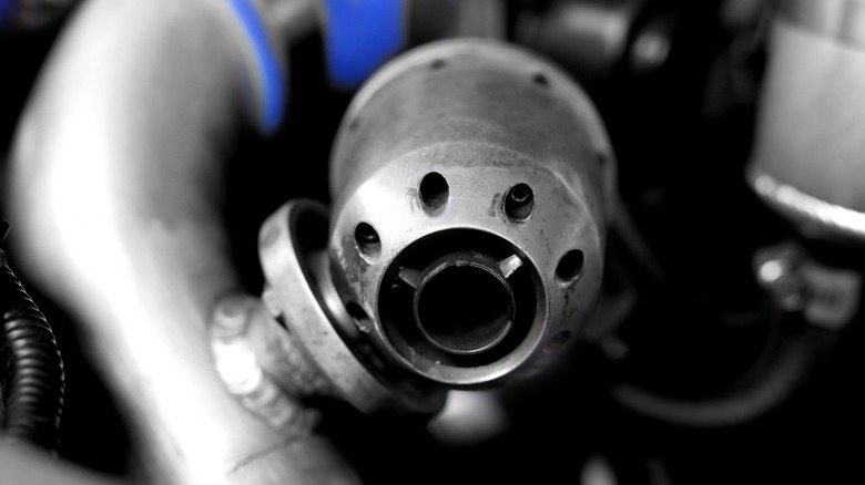 Blowoff valve on a turbo