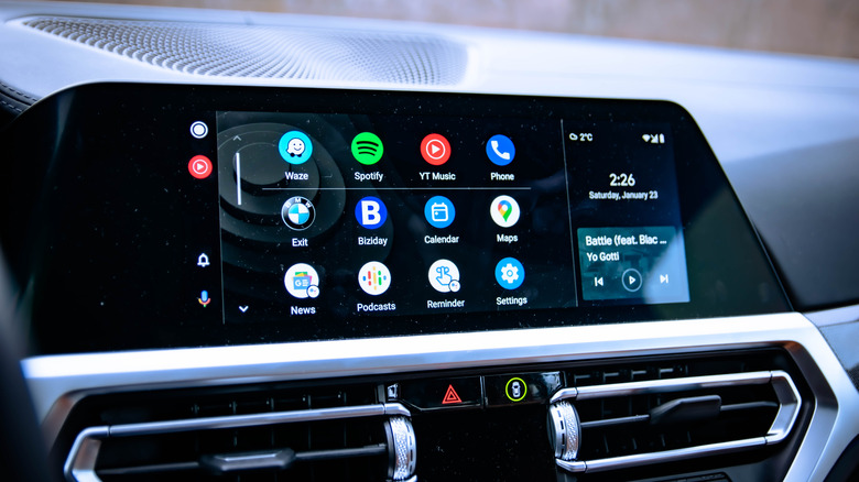 Android Auto on car screen