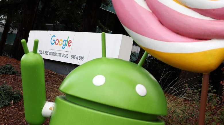 Android robot at Google HQ