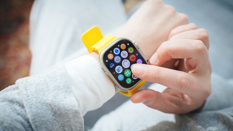 Apple Watch Ultra on wrist