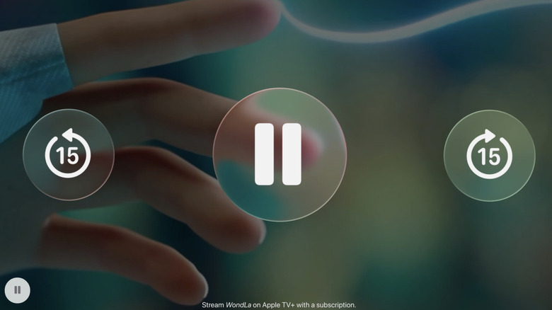 Liquid Glass media playback controls