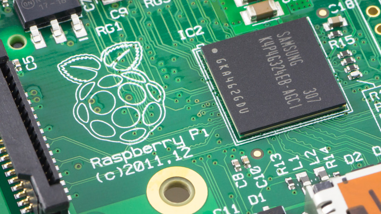 Raspberry Pi close up