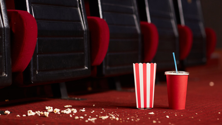 sticky cinema floor