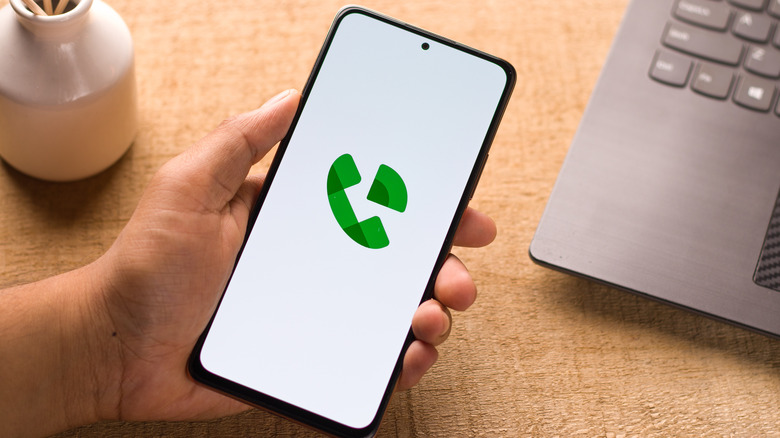 google voice icon on smartphone