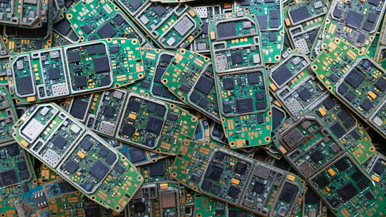 Old circuit boards